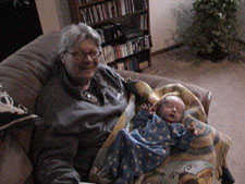 With Grandma Jo